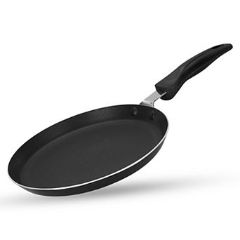 Alpine Cuisine Griddle Pan Aluminum 13" Nonstick Coating, Griddle Pan Dishwasher Safe - Gray