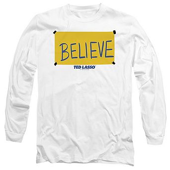 Ted Lasso Ted Lasso Believe Sign Long Sleeve Adult T-shirt