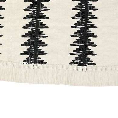 Home Decor Bridal Party Rustic Tassels Boho Table Runner 1 Pack 12" X 71"