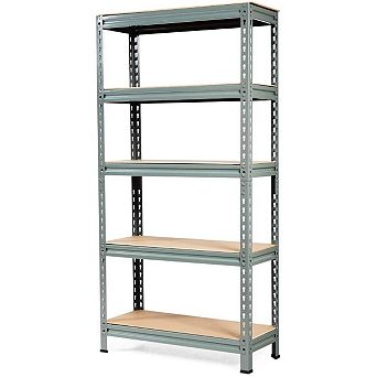 Heavy Duty 60 Inch Adjustable 5-shelf Metal Storage Rack