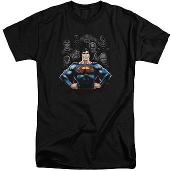 Superman Villains Short Sleeve Adult Tall T-shirt