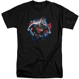 Superman Stardust Short Sleeve Adult Tall T-shirt