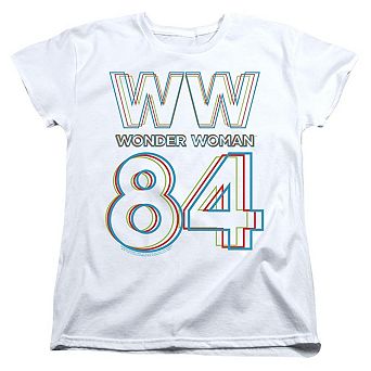 Wonder Woman 84 3d Hype Logo Short Sleeve Women´s T-Shirt