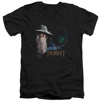 The Hobbit The Door Short Sleeve Adult V Neck T-shirt