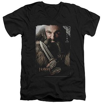 The Hobbit Dwalin Short Sleeve Adult V Neck T-shirt