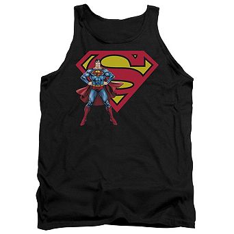 Superman Superman & Logo Adult Tank Top