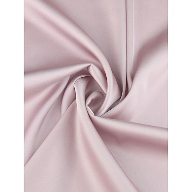 Women's Satin Blouse Long Sleeve Fashion Point Collar Button Up Shirt