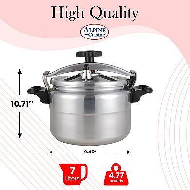 Aluminum/ 24 Cm 7 Lt. Pressure Cooker