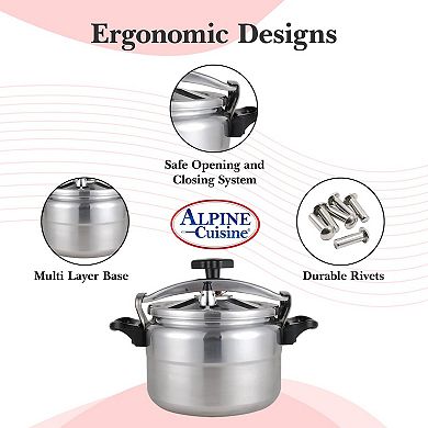 Aluminum/ 24 Cm 7 Lt. Pressure Cooker