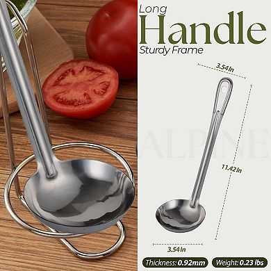 Alpine Cuisine 13" Stainless Steel Laddle, 1 Count