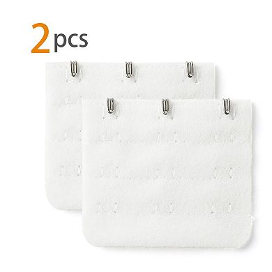 Ladies 3 Hook Bra Extension 2 Pcs