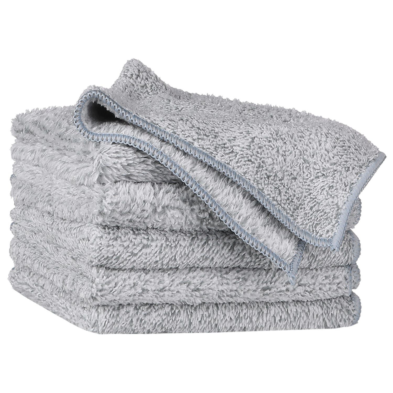 Unique Bargains Reusable Super Absorbent Cotton Lint Free Kitchen Towels  12 X 12 Multi : Target