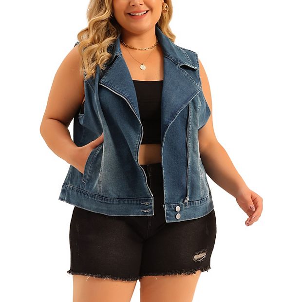 Plus size denim motorcycle jackets clearance