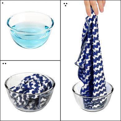 Microfiber Highly Absorbent Lint Reusable Kitchen Towel 12 Packs 12" x 12"