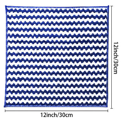 Microfiber Highly Absorbent Lint Reusable Kitchen Towel 12 Packs 12" x 12"