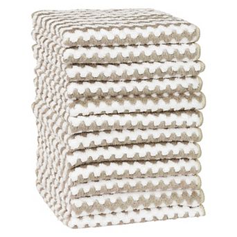 Microfiber Highly Absorbent Lint Reusable Kitchen Towel 12 Packs 12" X 12"