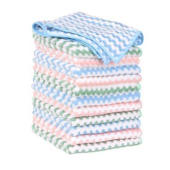 Microfiber Highly Absorbent Lint Reusable Kitchen Towel 12 Packs 12" X 12"