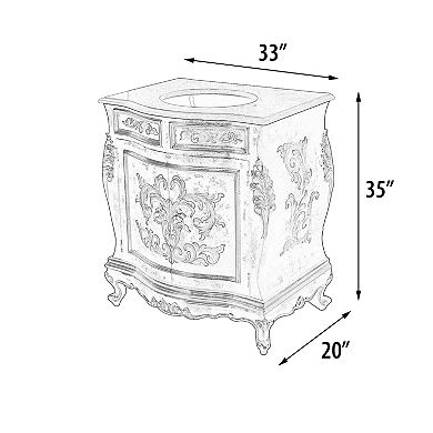 Afd Home Santa Lucia Dorado Vanity
