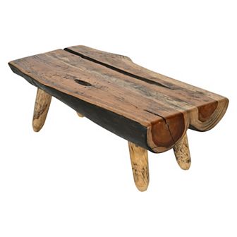 Mountain Studios Cutting Board Charcuterie Stand On Legs 19.7 in Natural Teak