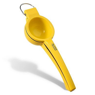 Alpine Cuisine Lemon/lime Squeezer With Hook - Handheld Aluminum Citrus Juicer