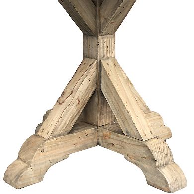 Heritage Furnishings By Afd Home Farmhouse Diamond 48'' Rd Dining Table