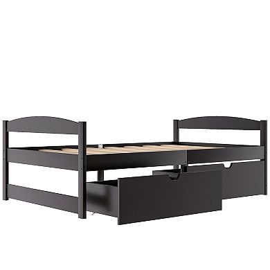 Merax Platform Bed With Two Drawers