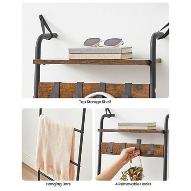 Hivvago Blanket Holder Rack For Living Room