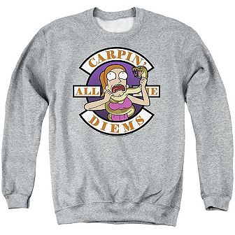 Rick and Morty Carpin´ All The Diems Adult Crewneck Sweatshirt