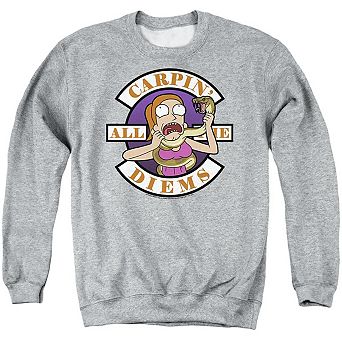 Rick and Morty Carpin´ All The Diems Adult Crewneck Sweatshirt