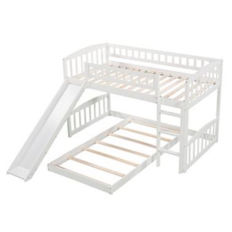 Merax Bunk Bed with Slide and Ladder