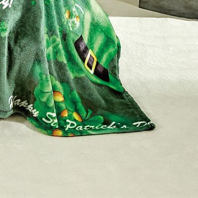 St. Patrick's Day Micro Plush Decorative Throw Blanket Festive And Luck-spired Decoration