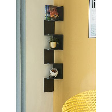 5 Tier Wall Mount Corner Shelf