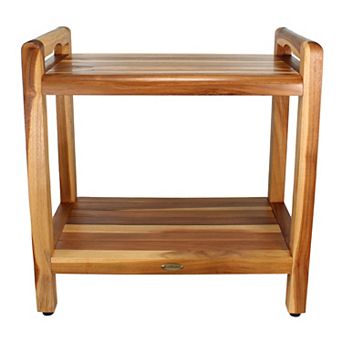 Eleganto 24" Extended Height Teak Shower Bench
