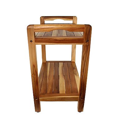 Eleganto 24" Extended Height Teak Shower  Bench