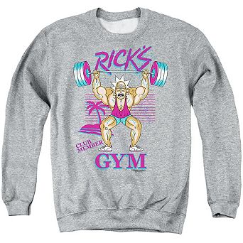 Rick and Morty Rick´s Gym Adult Crewneck Sweatshirt