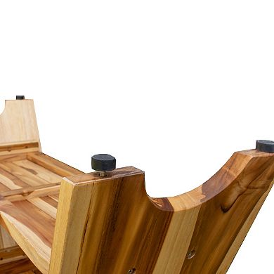 Serenity 30" Shower Bench With Shelf