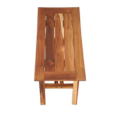 Satori 24" Natural EarthyTeak Shower Bench