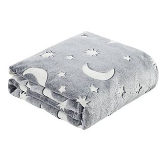 Star Moon Micro Plush Decorative All Season Throw Blanket Cozy Nights And Stylish Décor