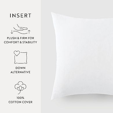Urban Loft's Cotton Throw Decor Pillow Insert With Polyester Fill