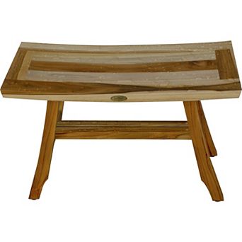Satori 28" Natural EarthyTeak Shower Bench