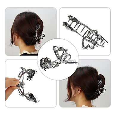 1pc Metal Hair Claws Hair Barrettes For Women 4.69"x2.44"x1.02"