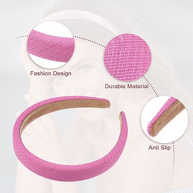 2pcs Pastoral Stripe Headbands Hair Accessories For Women 0.87"