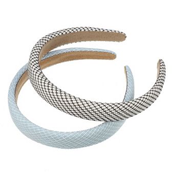 2 pc Pastoral Stripe Headbands Hair Accessories For Women 0.87"