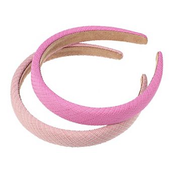 2 pc Pastoral Stripe Headbands Hair Accessories For Women 0.87"