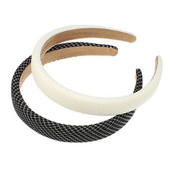 2 pc Pastoral Stripe Headbands Hair Accessories For Women 0.87"