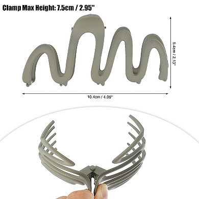1pc Metal Hair Claws Hair Barrettes for Women 4.09"x2.13"x1.02"