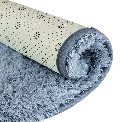 Absorbent Soft Thick Shag Bathroom Mat Rugs For Bath Room Shower Bathtub And Spa Floors, 16" X 24"