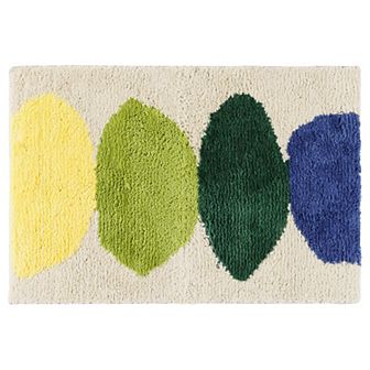 Soft Plush Non Slip Printing Bathroom Mat Quick Dry Reversible Microfiber Bath Rugs, 20" X 32"