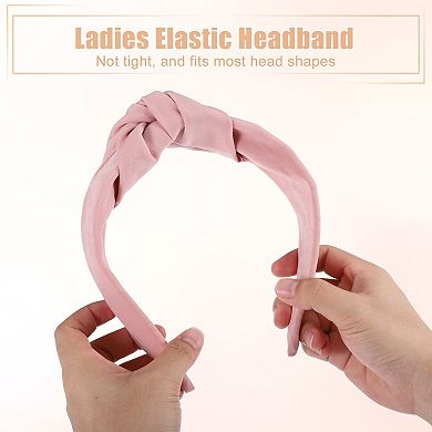 Knotted Headbands Solid Colors Top Knot Headbands Elastic Headbands