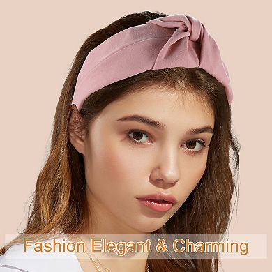 Knotted Headbands Solid Colors Top Knot Headbands Elastic Headbands